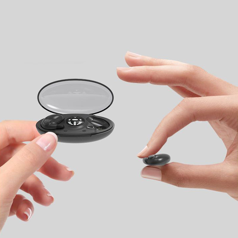 Invisible Sleep Wireless Earbuds — IPX5 Waterproof, Ergonomic Low-Profile Design