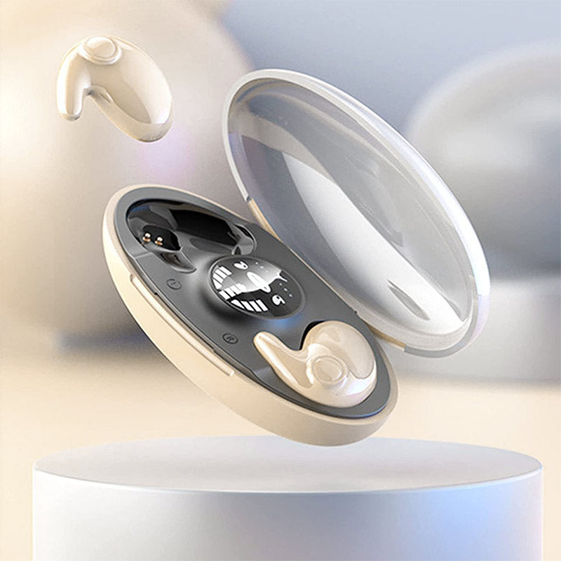Invisible Sleep Wireless Earbuds — IPX5 Waterproof, Ergonomic Low-Profile Design