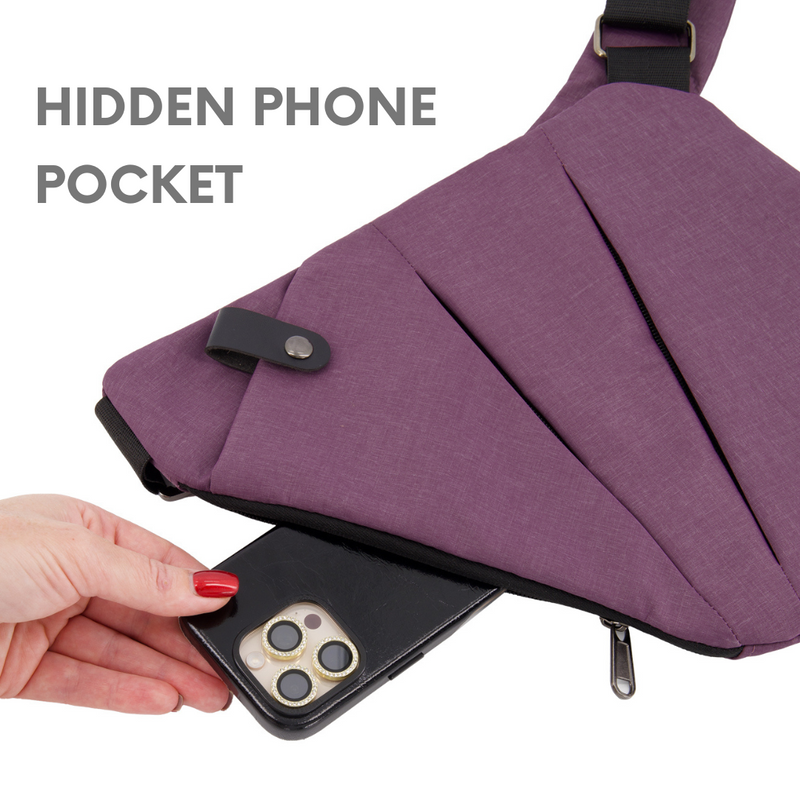 ZenGuard Anti-Theft Crossbody Bag — RFID-Blocking, Hidden Storage - Desfino