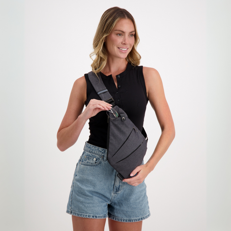 ZenGuard Anti-Theft Crossbody Bag — RFID-Blocking, Hidden Storage - Desfino