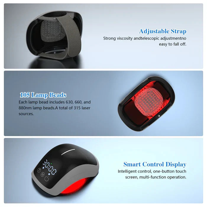 膝部红光与红外光按摩器 — 630nm、660nm与880nm - Desfino