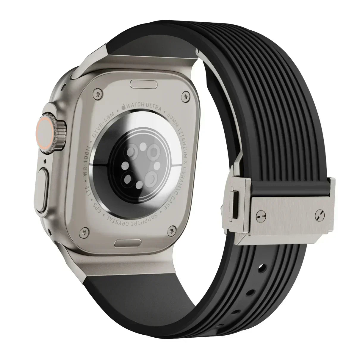 AstraFlex-silikonerem til Apple Watch 42–49mm-modeller - Desfino