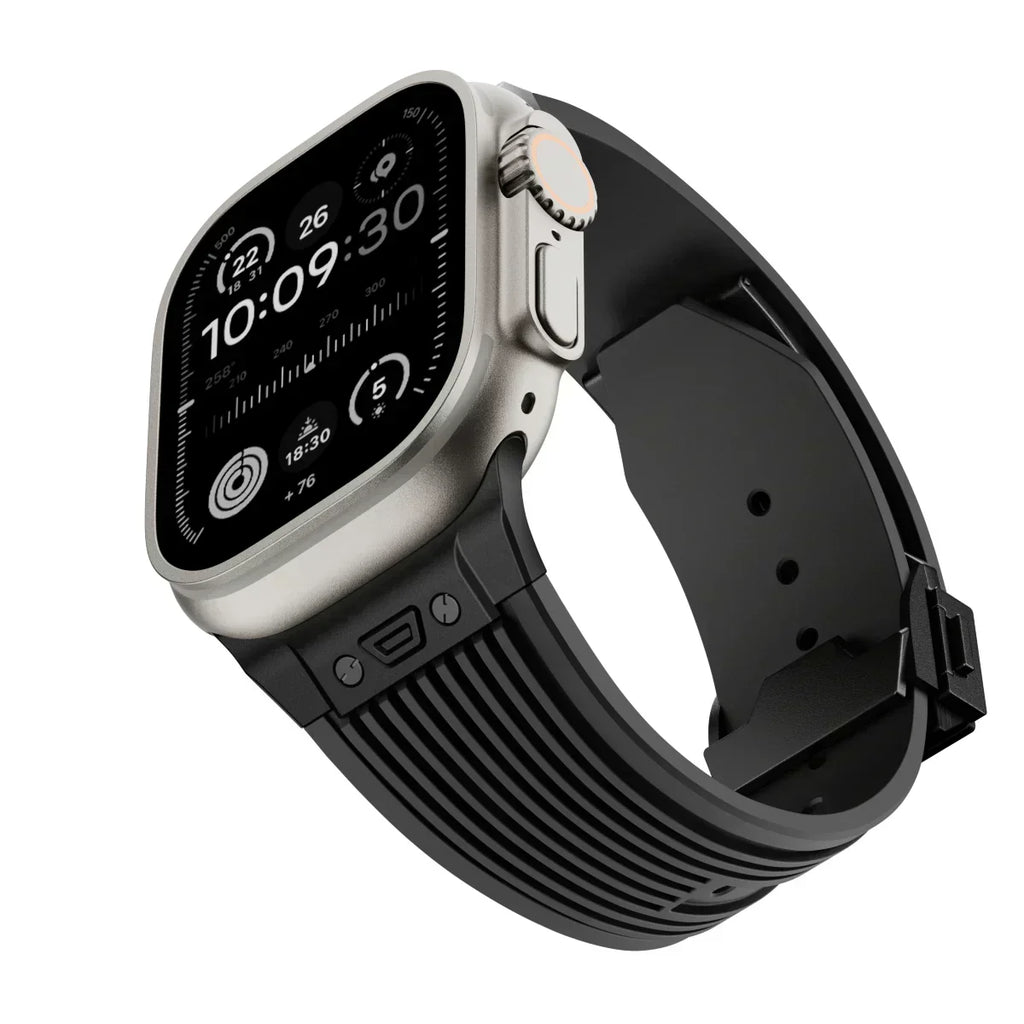 AstraFlex-silikonerem til Apple Watch 42–49mm-modeller - Desfino