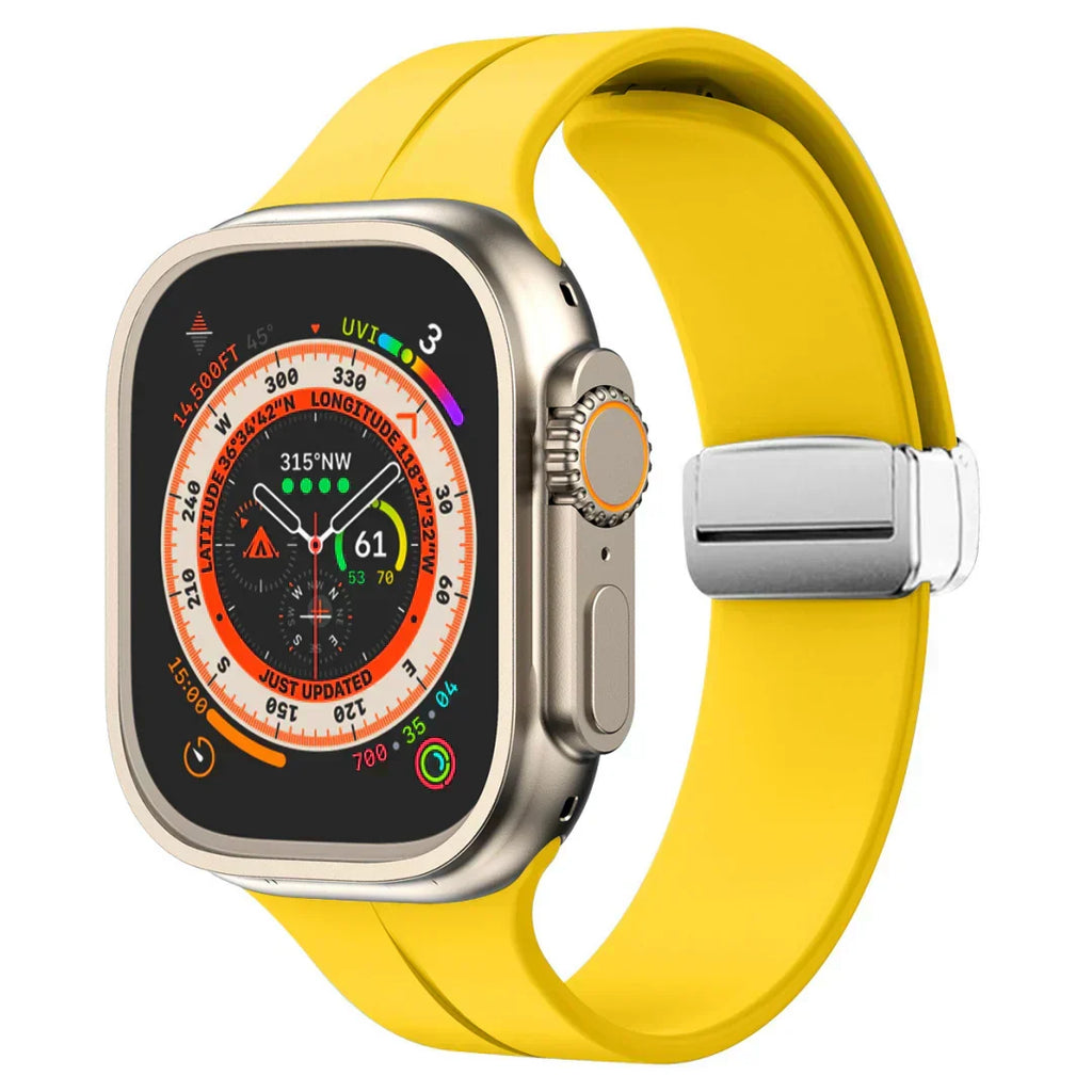 Bracelete magnética Luma para Apple Watch — bracelete de silicone, ajuste ajustável - Desfino
