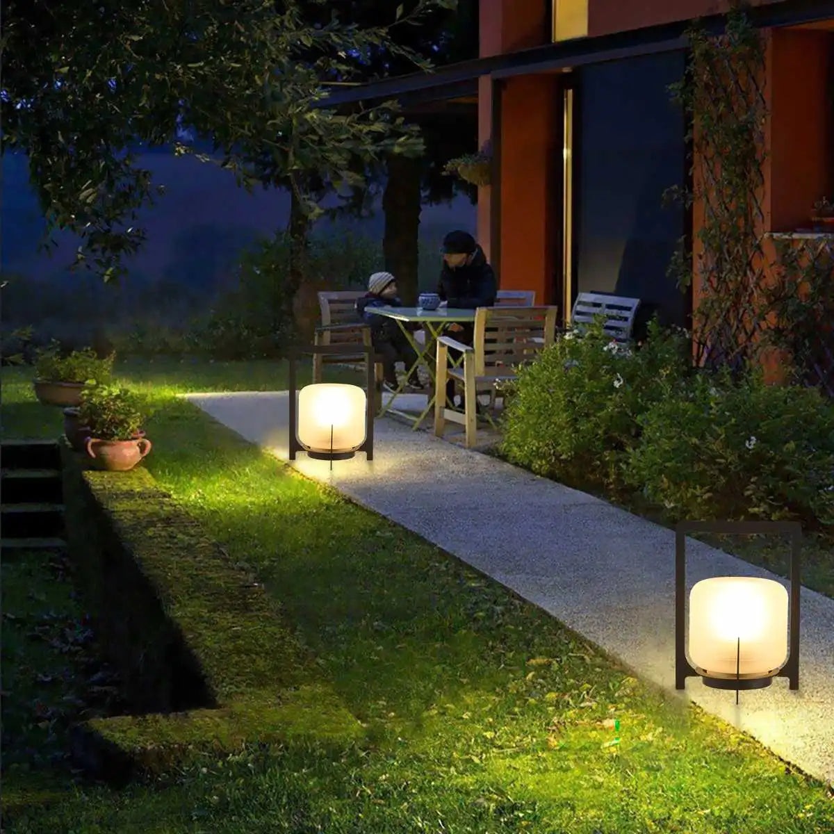 Solar-Glaslaterne für den Außenbereich und Garten | Desfino