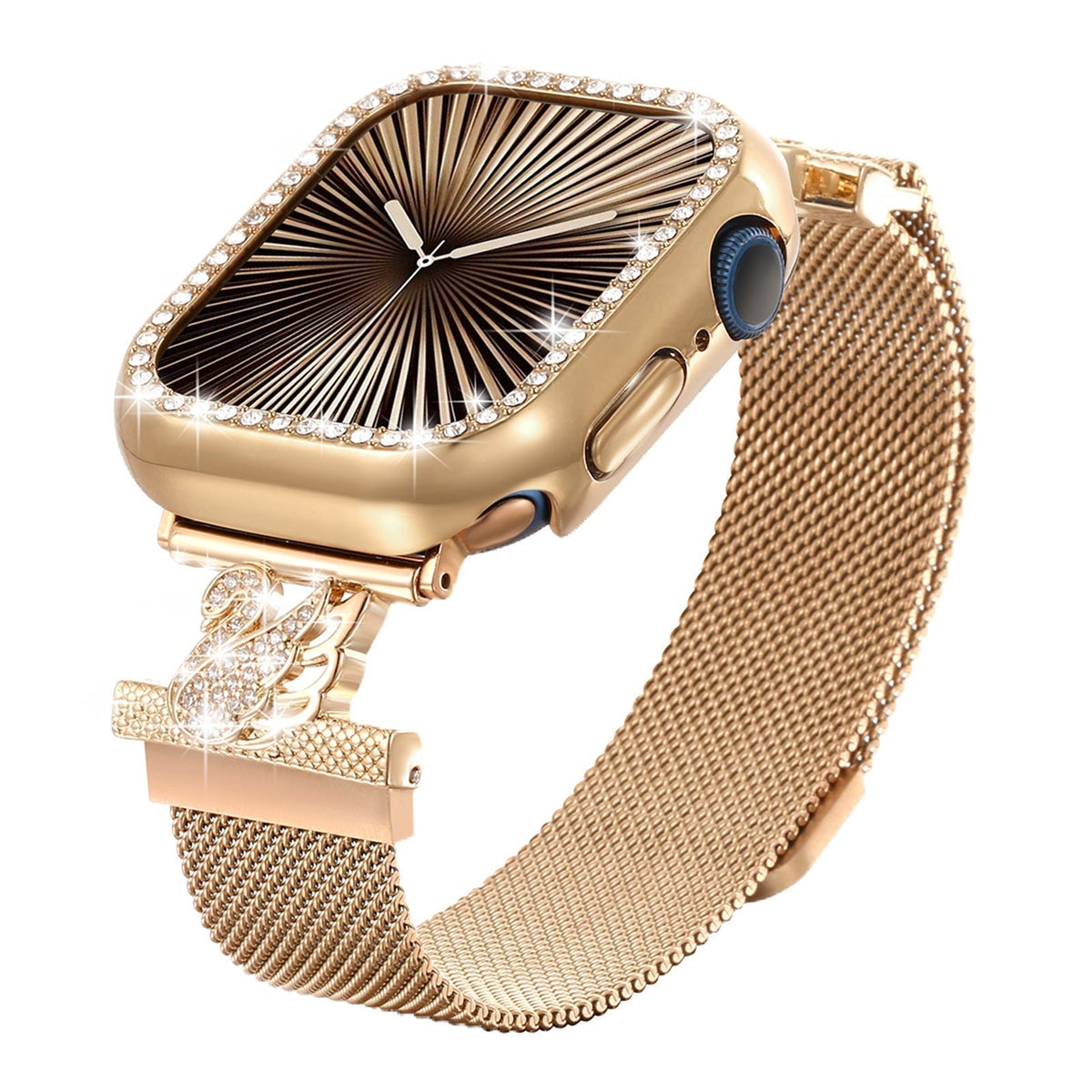 Marisette Milanese-armbånd i rustfritt stål til Apple Watch — Magnetisk lukking - Desfino