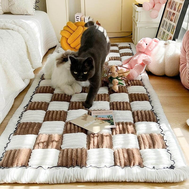 NovaNest Washable Chenille Pet Mat — Soft, Cozy Comfort - Desfino