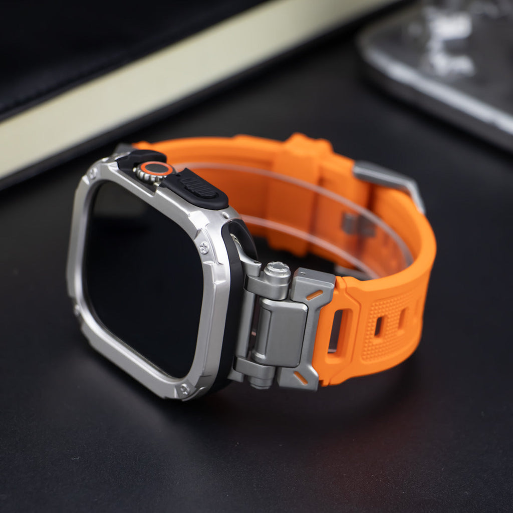 RavenTac Apple Watch 表壳/表带套装 - 战术氟橡胶，TPU/PC - Desfino