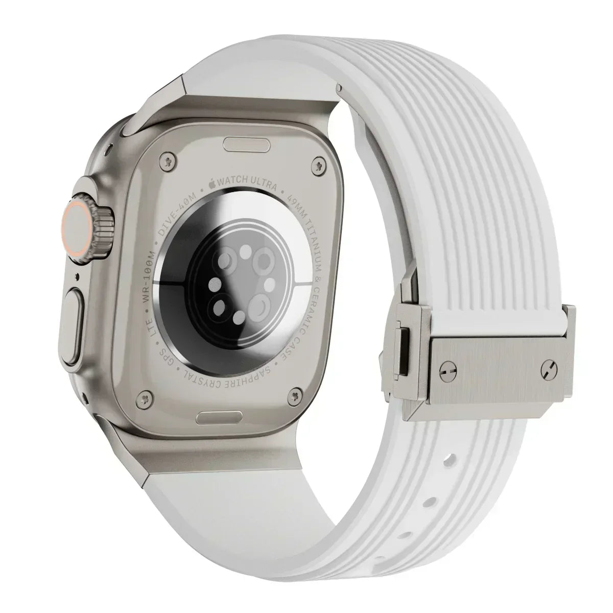 AstraFlex-silikonerem til Apple Watch 42–49mm-modeller - Desfino
