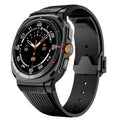 Cinturino in silicone Kirrea per Samsung Watch Ultra — fibbia pieghevole in acciaio inox - Desfino