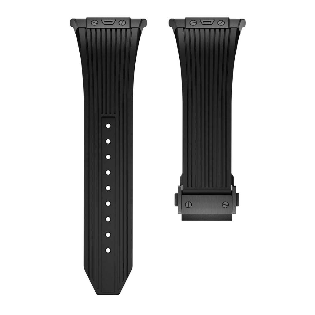 Cinturino in silicone Kirrea per Samsung Watch Ultra — fibbia pieghevole in acciaio inox - Desfino