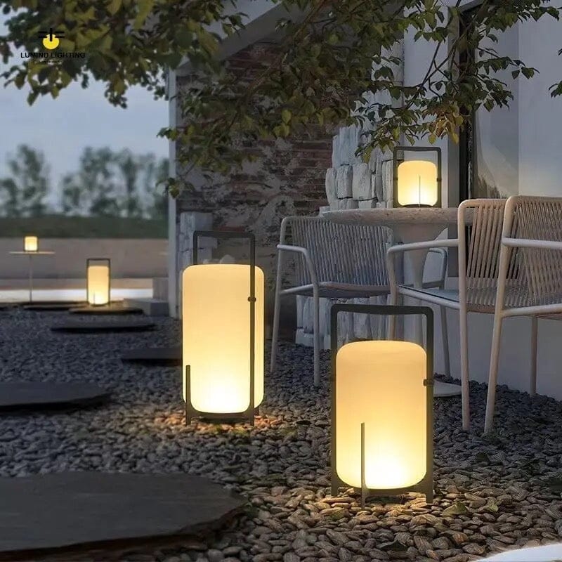 Luma Terrace Lights — Weatherproof Stainless Steel & Glass Light - Desfino