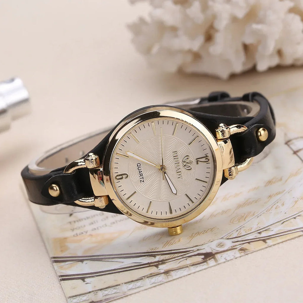 Relógio de pulso elegante para mulher Aurelia — Bracelete durável, mecanismo preciso - Desfino