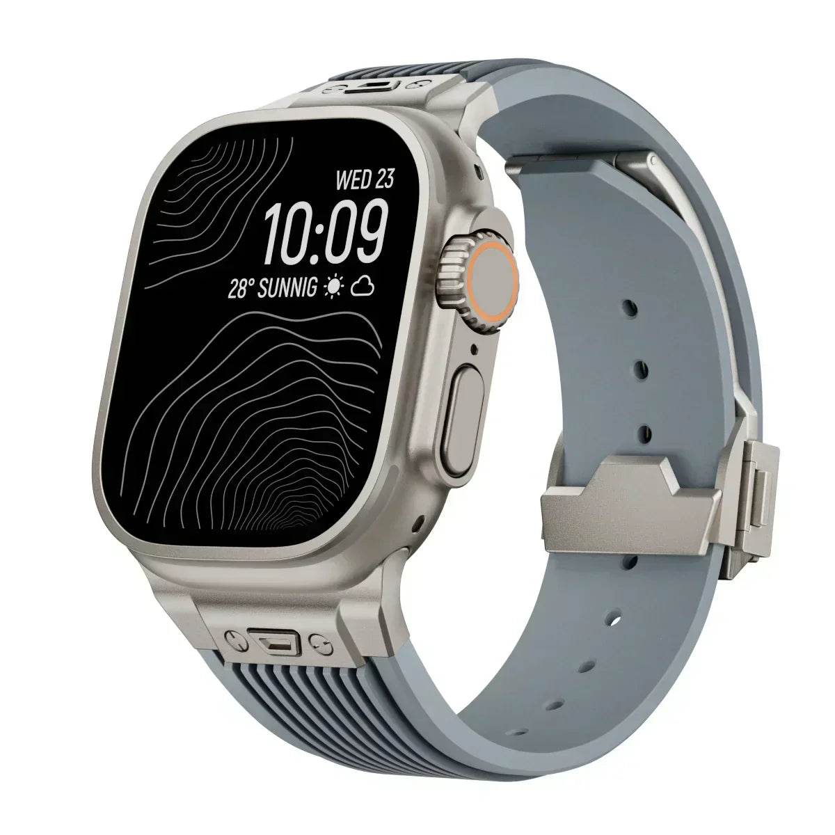 AstraFlex-silikonerem til Apple Watch 42–49mm-modeller - Desfino