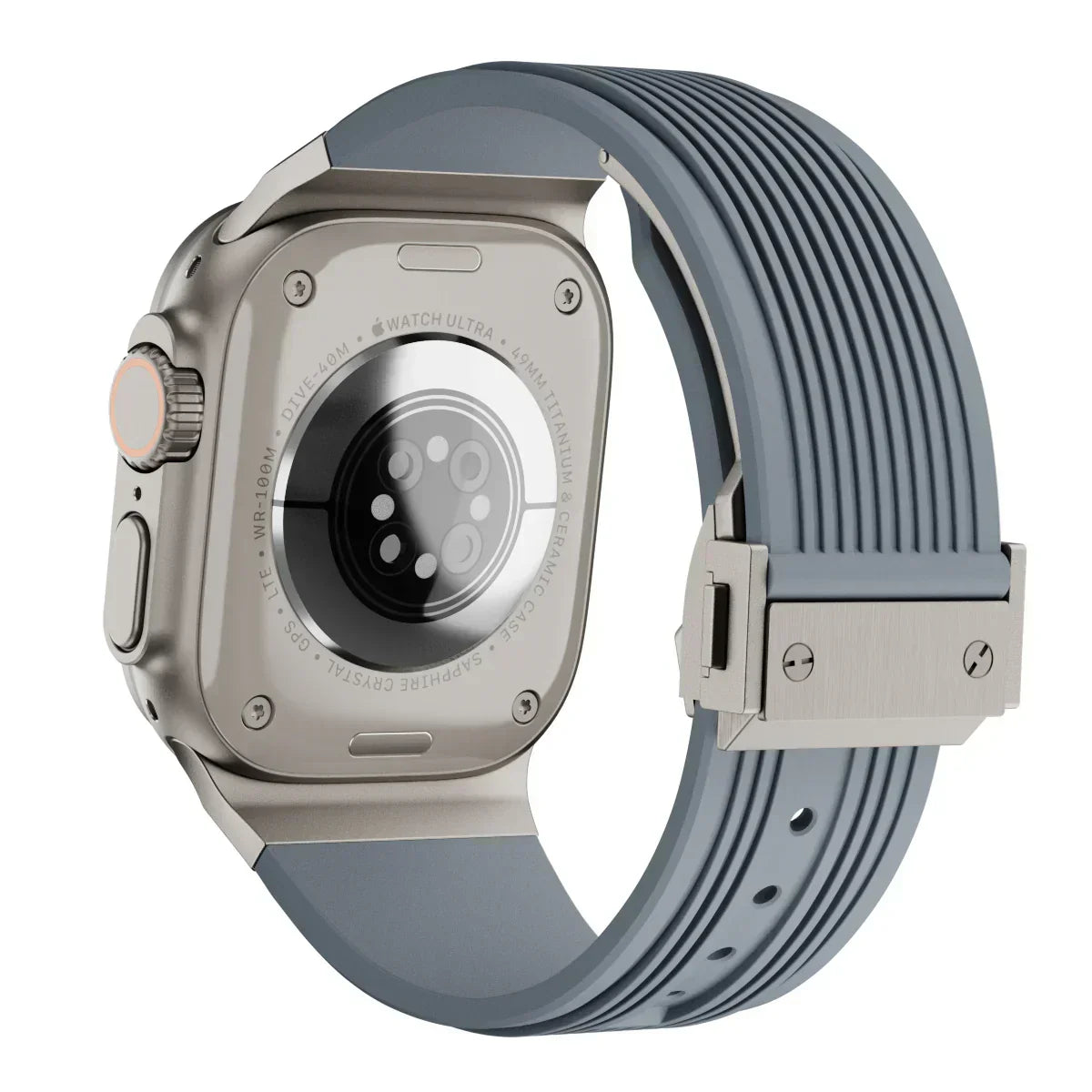 AstraFlex-silikonerem til Apple Watch 42–49mm-modeller - Desfino