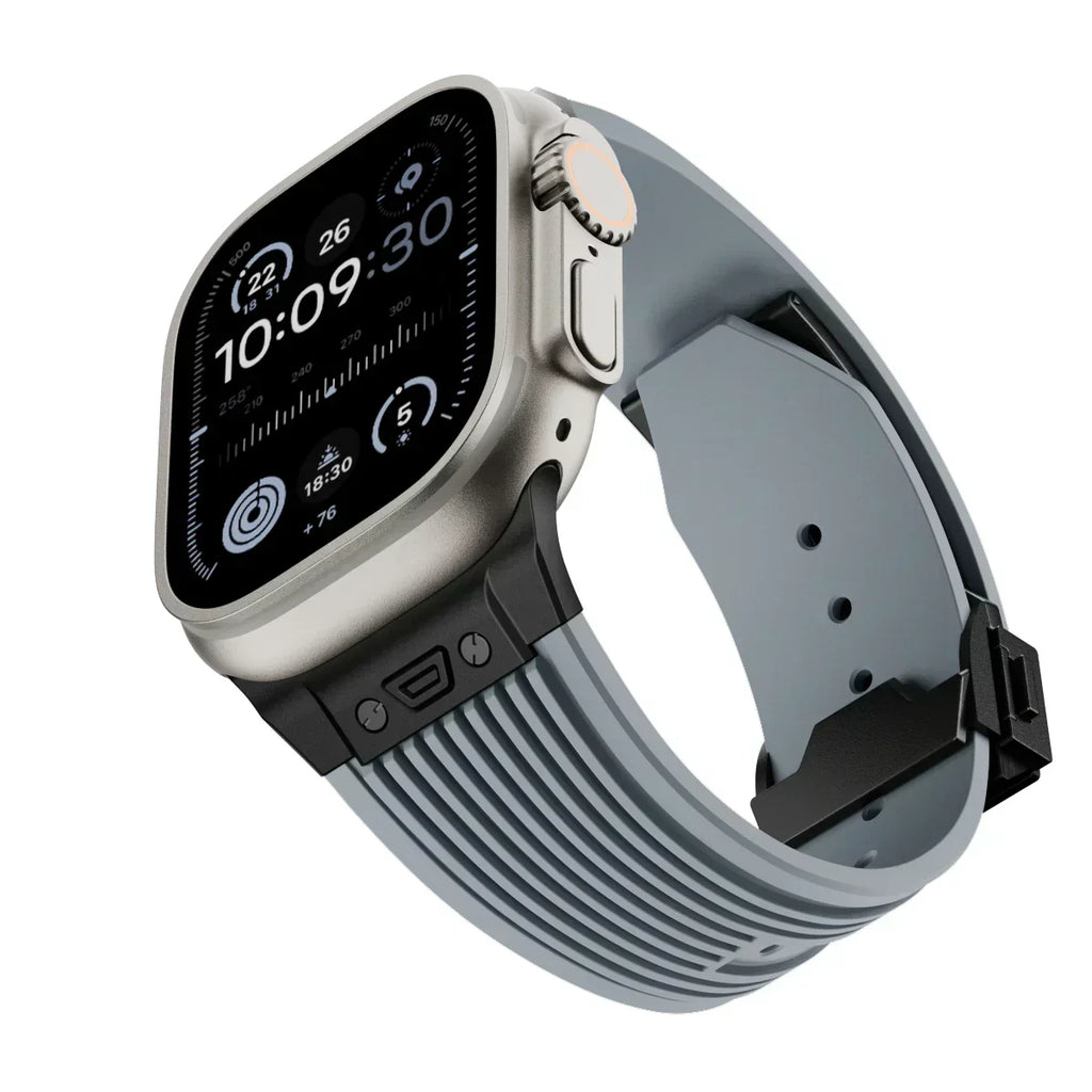 AstraFlex-silikonerem til Apple Watch 42–49mm-modeller - Desfino