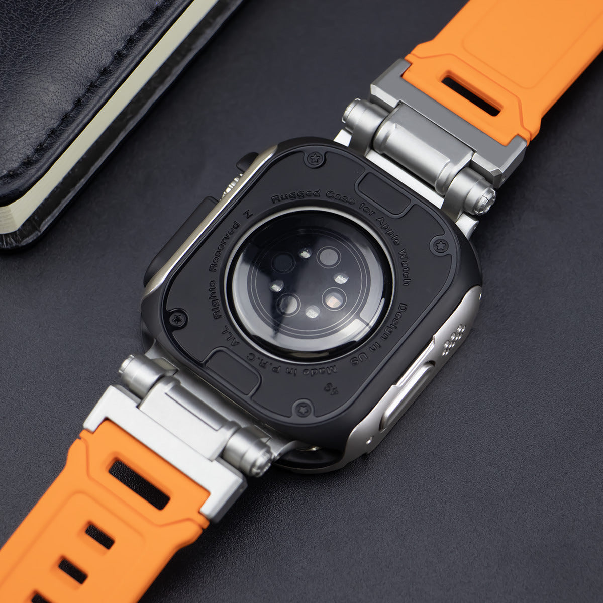 RavenTac Apple Watch 表壳/表带套装 - 战术氟橡胶，TPU/PC - Desfino