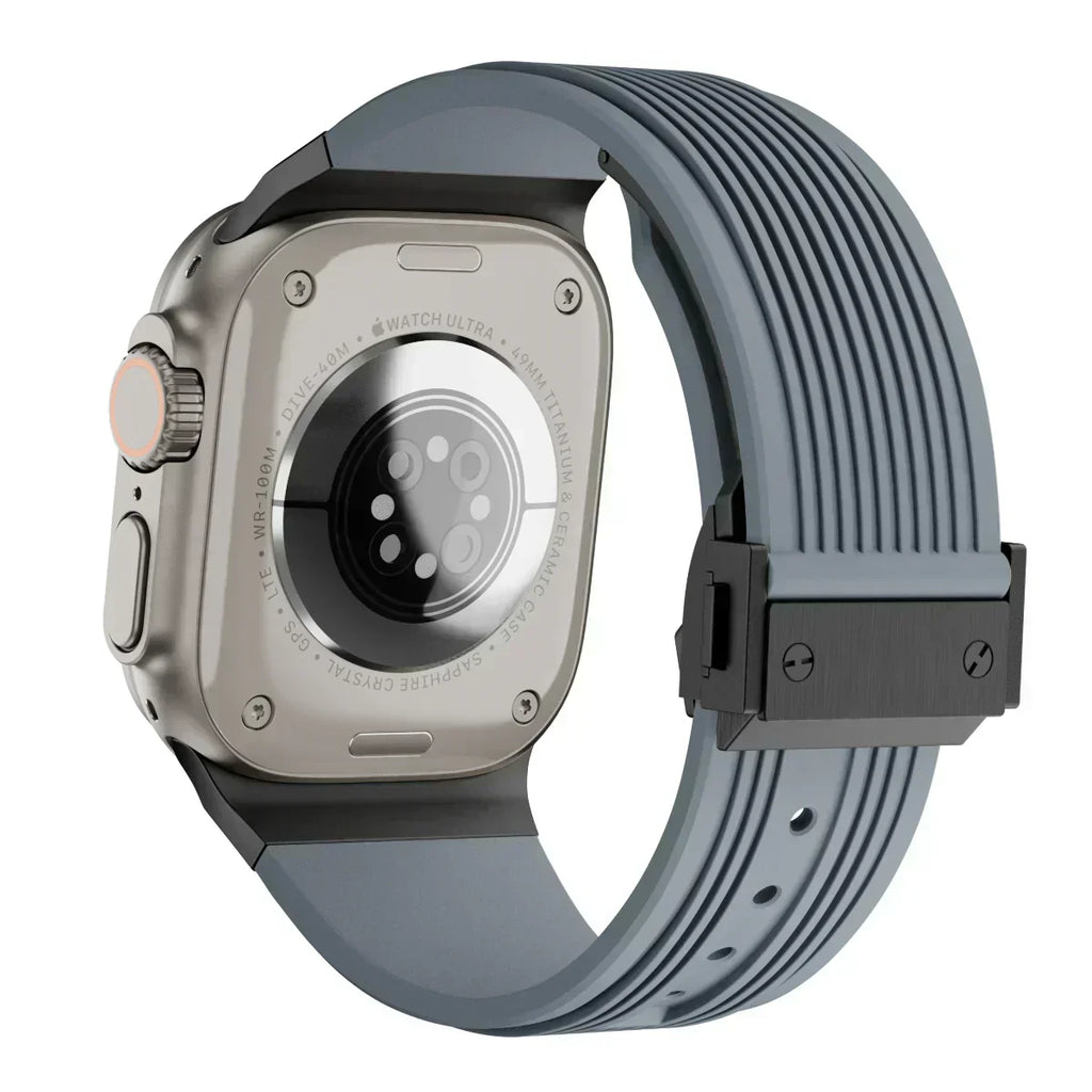 AstraFlex-silikonerem til Apple Watch 42–49mm-modeller - Desfino