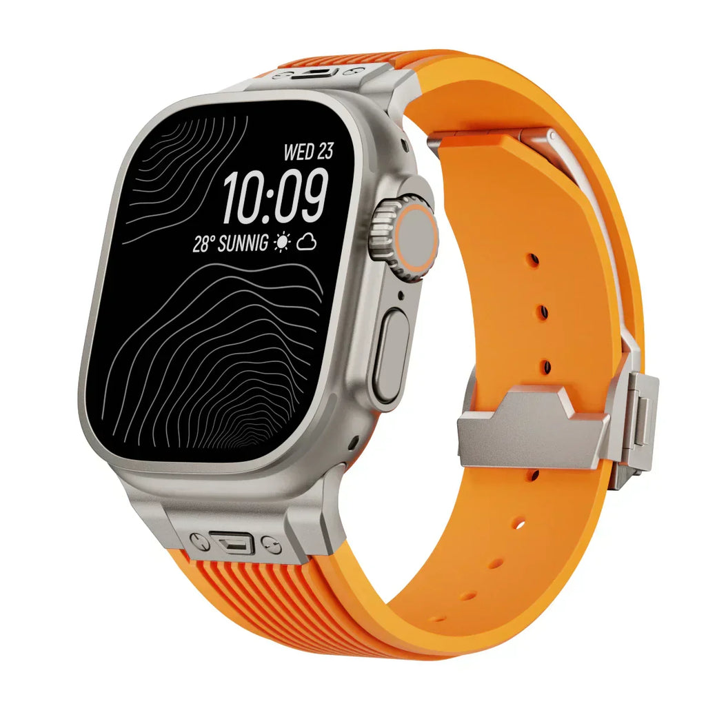 AstraFlex-silikonerem til Apple Watch 42–49mm-modeller - Desfino