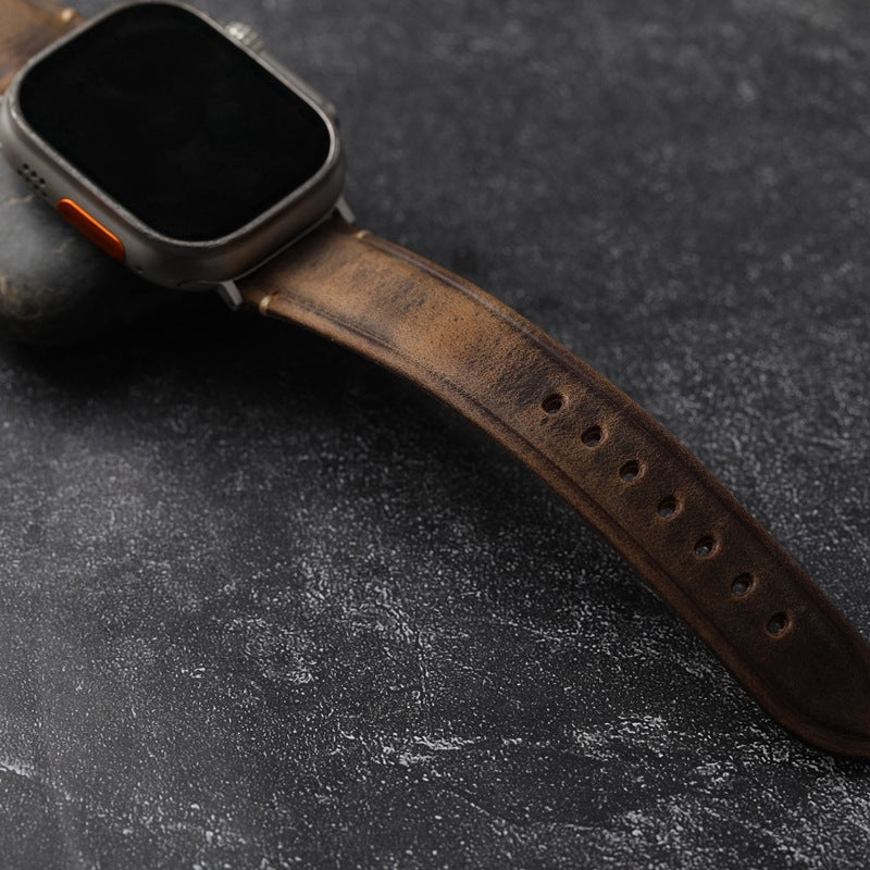 Vellaro handgefertigtes italienisches Lederarmband für die Apple Watch - Desfino