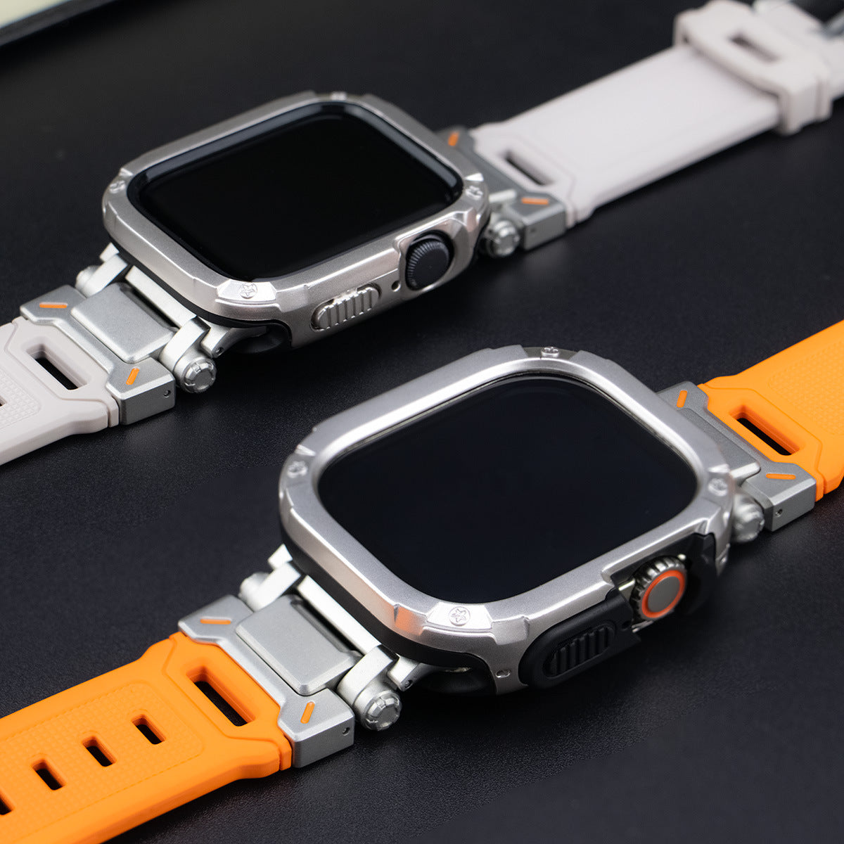 RavenTac Apple Watch 表壳/表带套装 - 战术氟橡胶，TPU/PC - Desfino