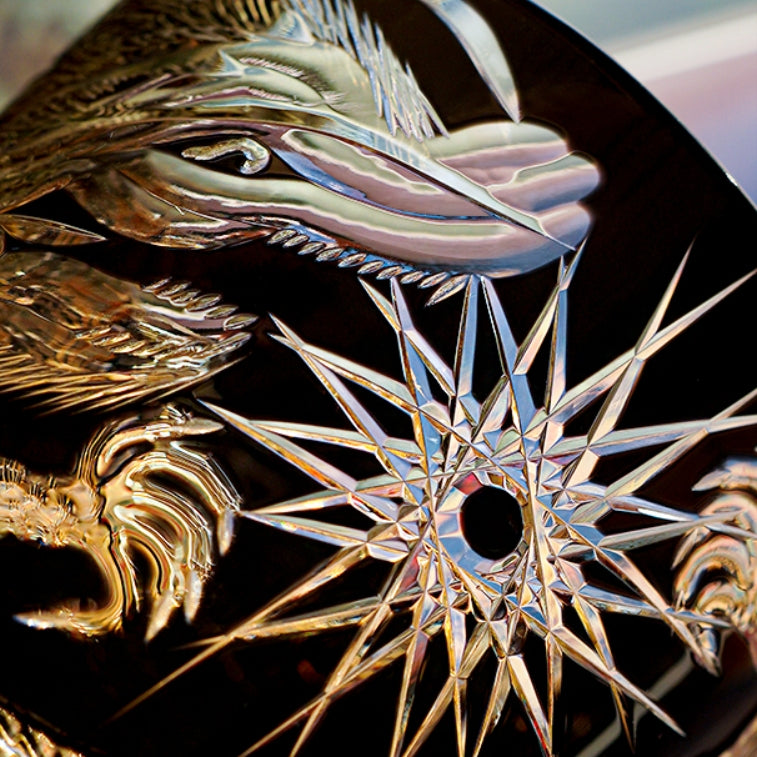 Takumi Soaring Dragon-whiskyglas — håndlavet krystalbund, gaveæske - Desfino
