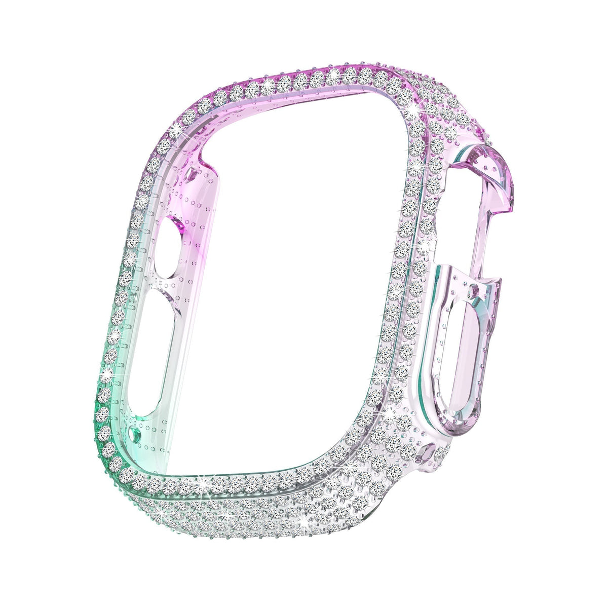 LuxeGuard Apple-Watch-Gehäuse mit Rundumschutz und Displayschutz — Diamant-Finish - Desfino