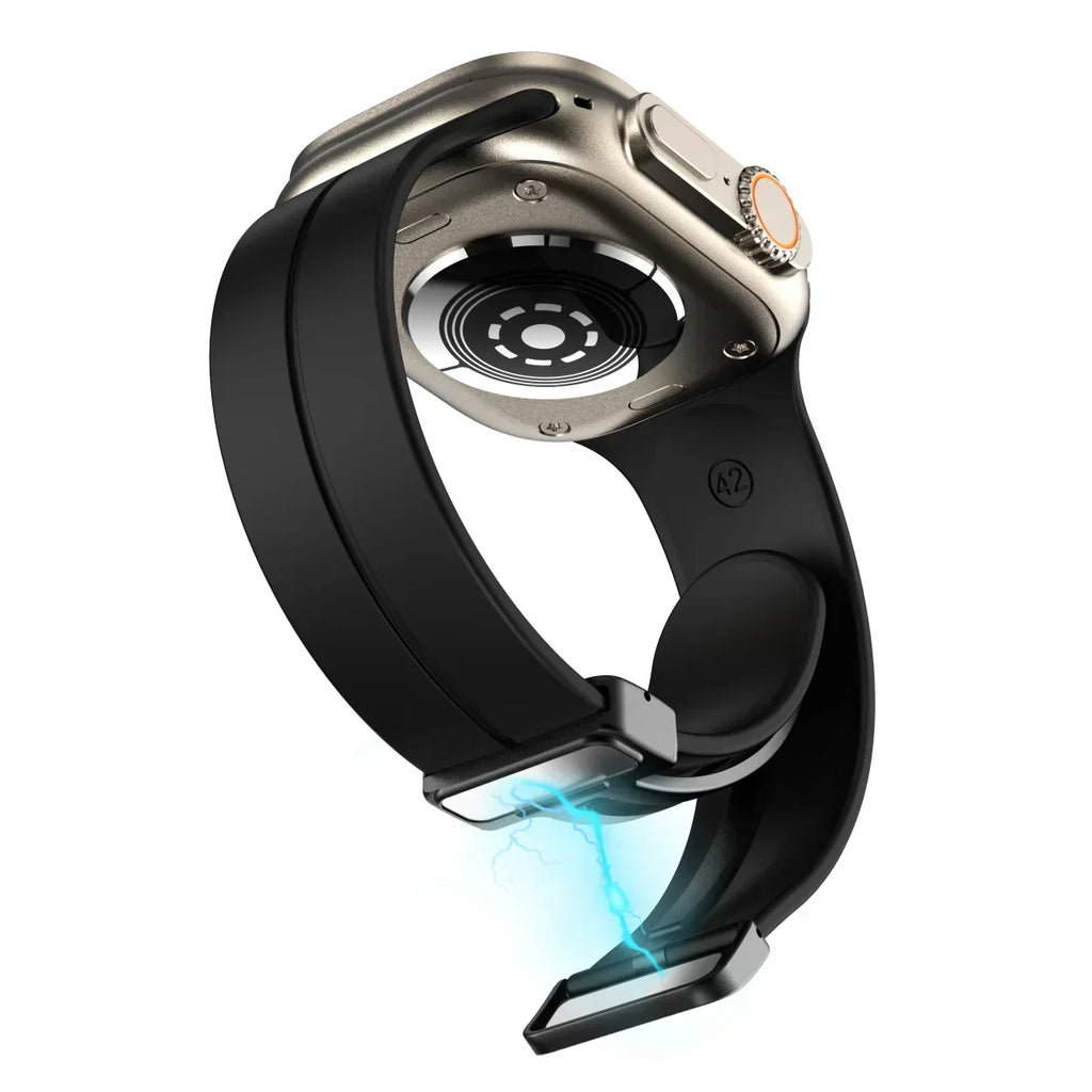 Bracelete magnética Luma para Apple Watch — bracelete de silicone, ajuste ajustável - Desfino