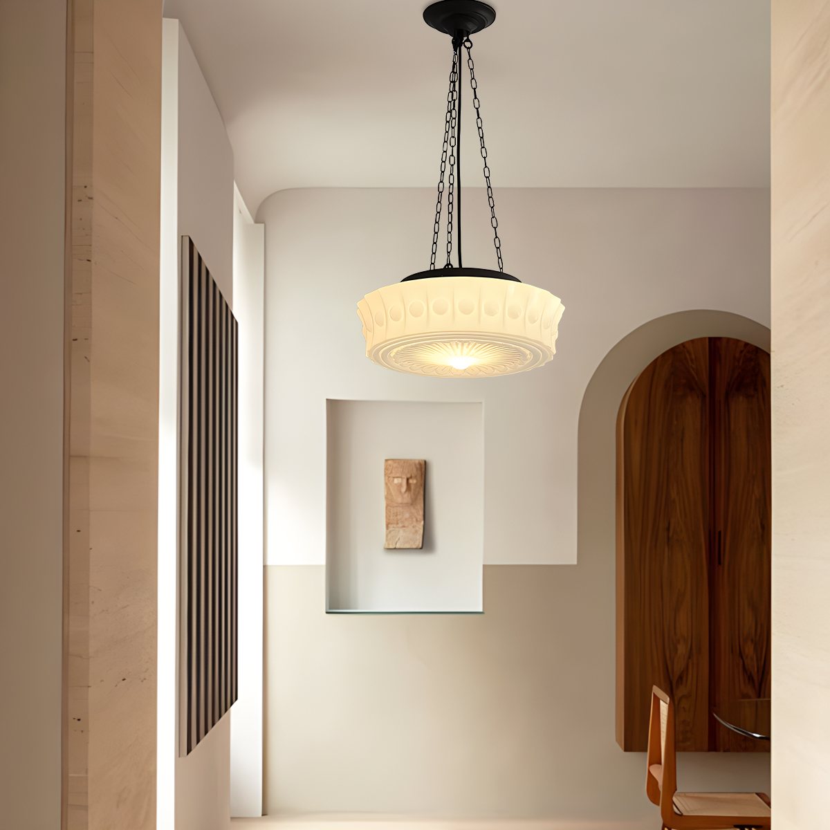Hailie Vintage French Dome Pendant Light for Living Room | Desfino