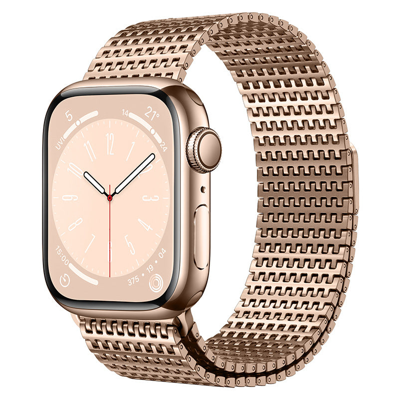 Vellaro mágneses Apple Watch-szíj — rozsdamentes acél, 130–230 mm - Desfino