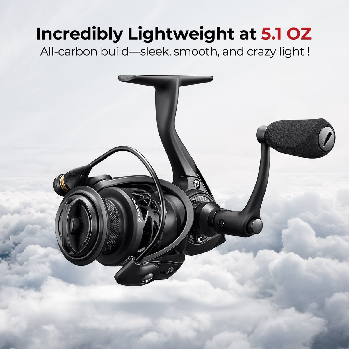 Piscifun Carbon X Spinning Reel — Lightweight 5.1-Ounce Design - Desfino