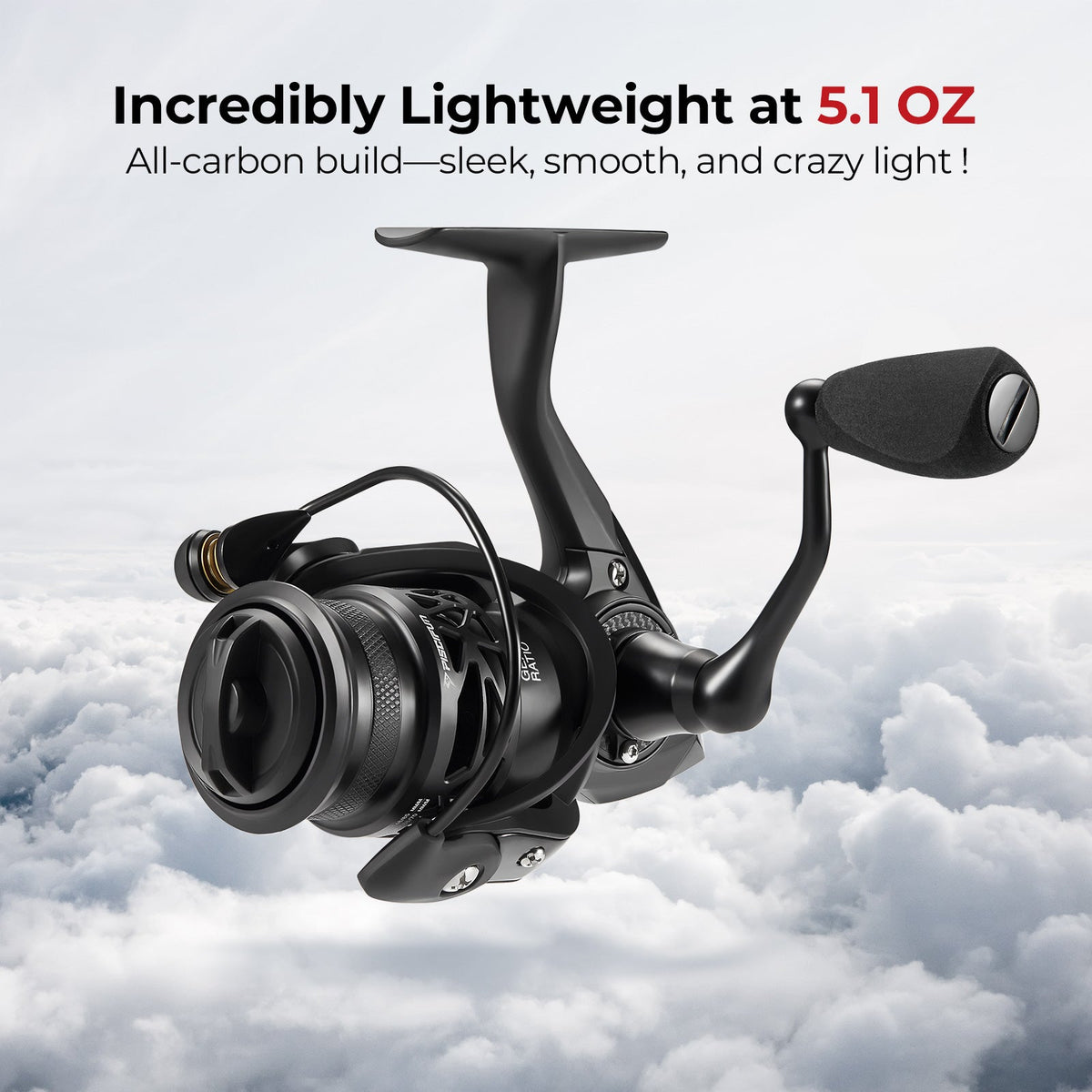 Piscifun Carbon X Spinning Reel — Lightweight 5.1-Ounce Design - Desfino