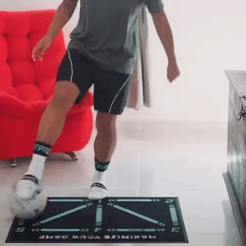 2x2 Meter Football Training Mat — Pro Video Drill Program