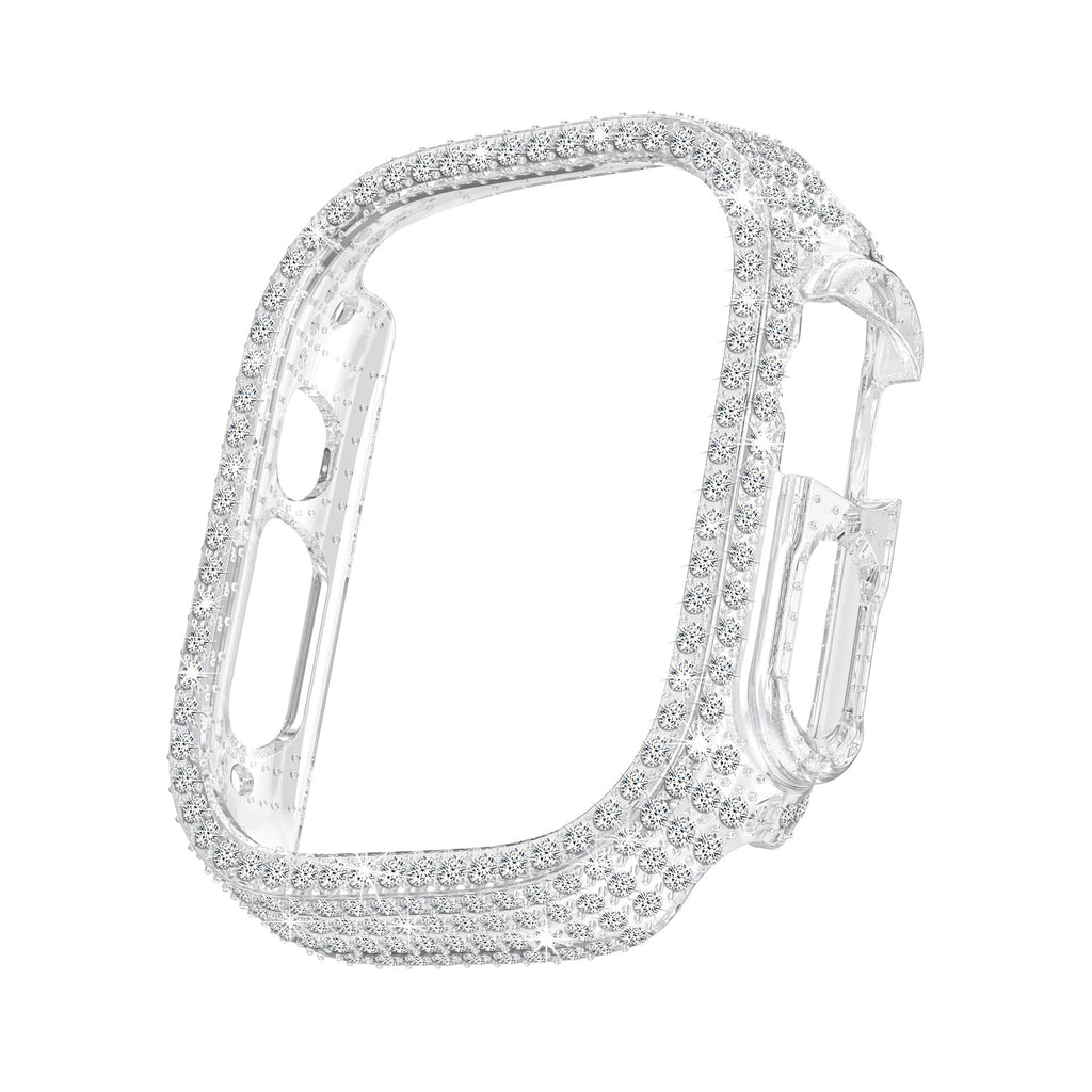 LuxeGuard Apple-Watch-Gehäuse mit Rundumschutz und Displayschutz — Diamant-Finish - Desfino