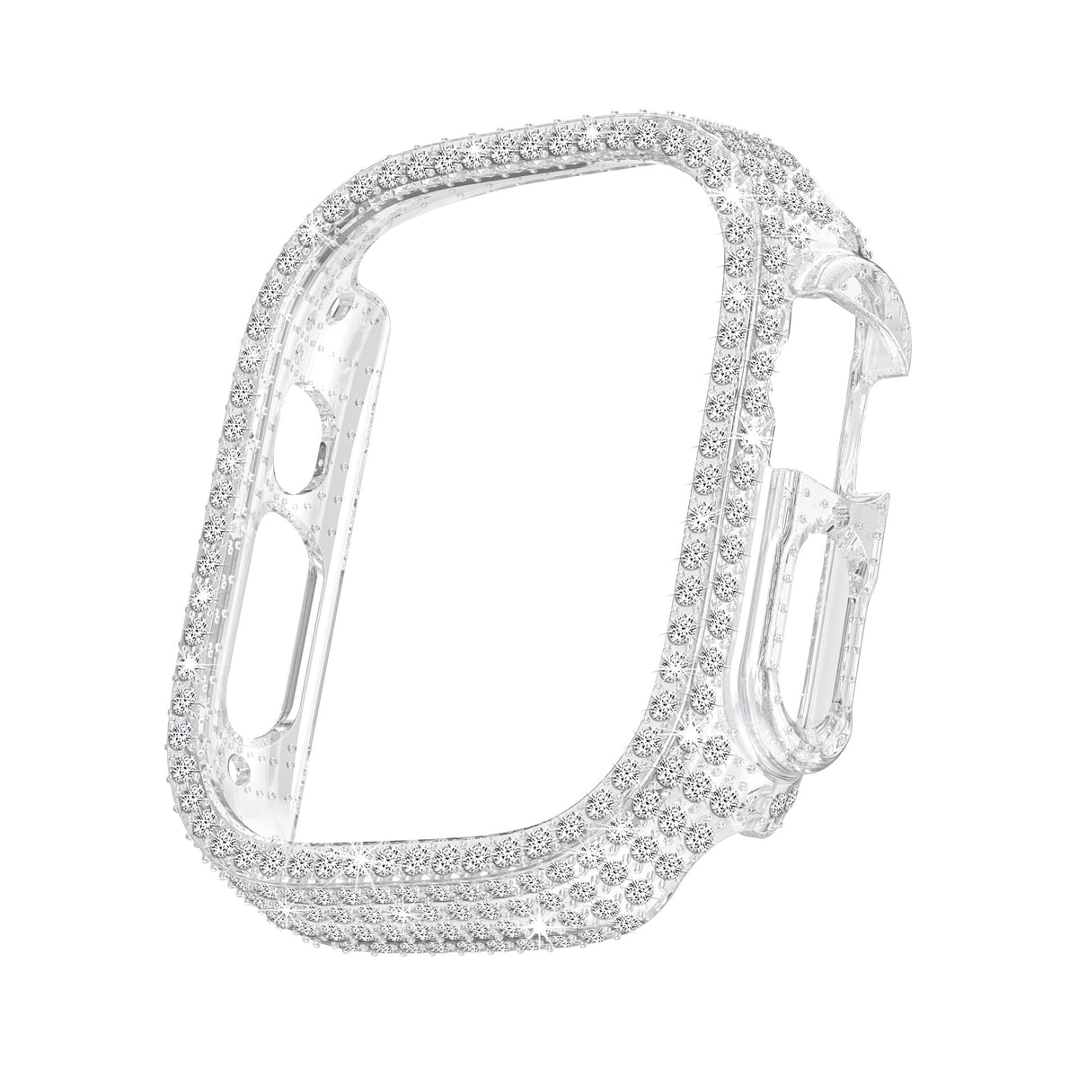 LuxeGuard Apple-Watch-Gehäuse mit Rundumschutz und Displayschutz — Diamant-Finish - Desfino
