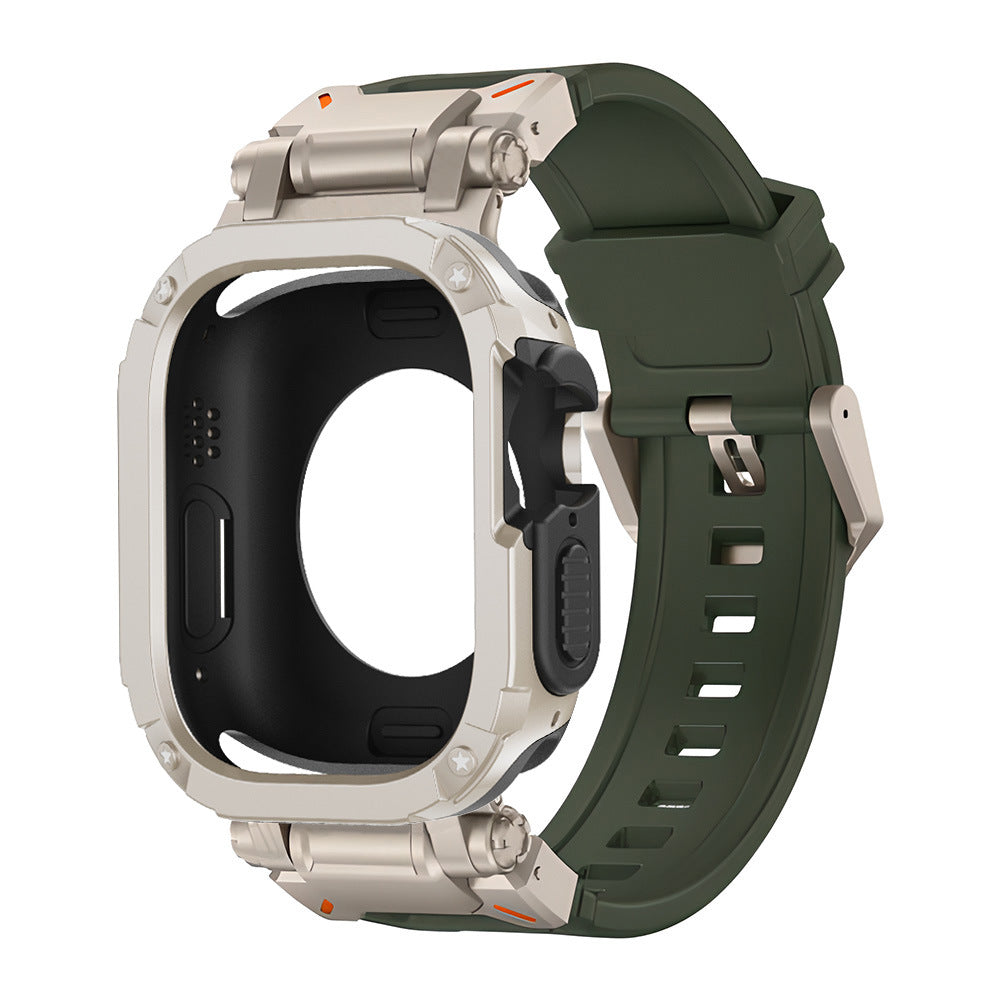 RavenTac Apple Watch 表壳/表带套装 - 战术氟橡胶，TPU/PC - Desfino
