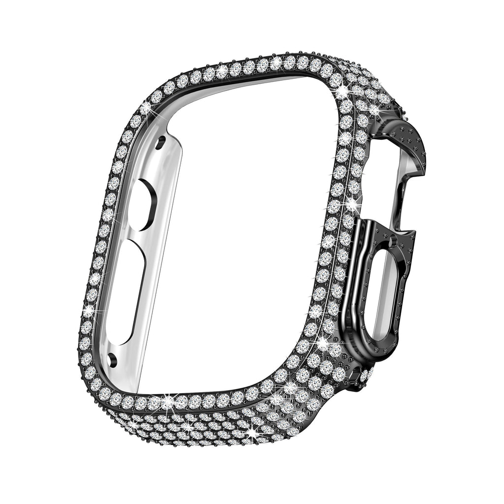 LuxeGuard Apple-Watch-Gehäuse mit Rundumschutz und Displayschutz — Diamant-Finish - Desfino