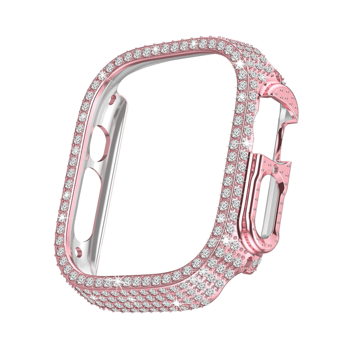 LuxeGuard Apple-Watch-Gehäuse mit Rundumschutz und Displayschutz — Diamant-Finish - Desfino