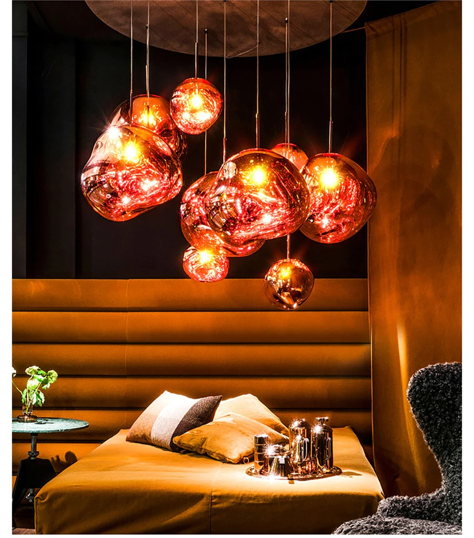 Suspension LED contemporaine LumaNova — Luminaire du studio Luminoir - Desfino