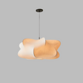 Hedvábná závěsná lampa LumiNara — japonský design wabi-sabi - Desfino