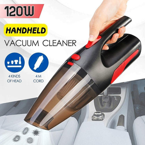 AeroClean Lightweight 2200mAh Cordless Handheld Car Vacuum — Wet/Dry - Desfino