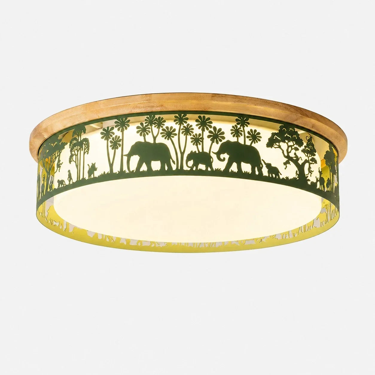 Deckenleuchte mit hohler Silhouette und LED-Vollspektrumlicht – flächenbündiges Design