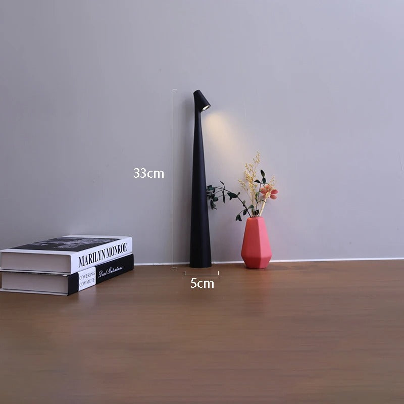 Lampada da tavolo LED ricaricabile Nordic — Luce d'accento senza fili - Desfino