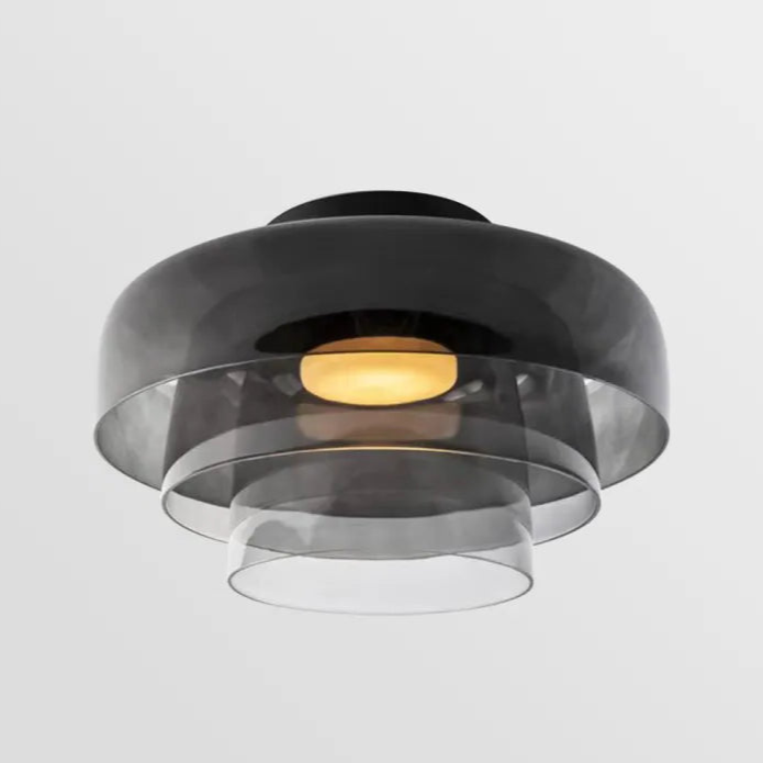 AuroraMed Lampada da soffitto in vetro — stile ispirato al Medioevo nordico - Desfino