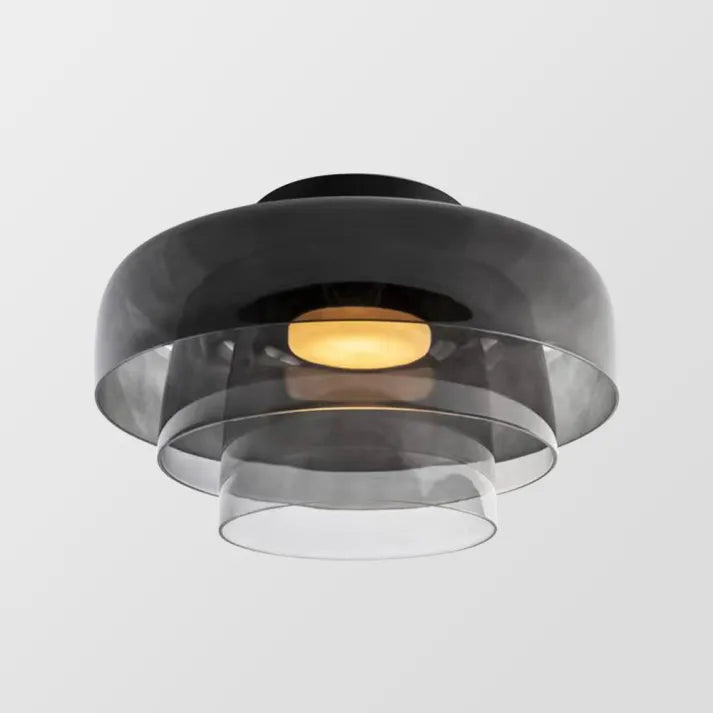 AuroraMed Lampada da soffitto in vetro — stile ispirato al Medioevo nordico - Desfino