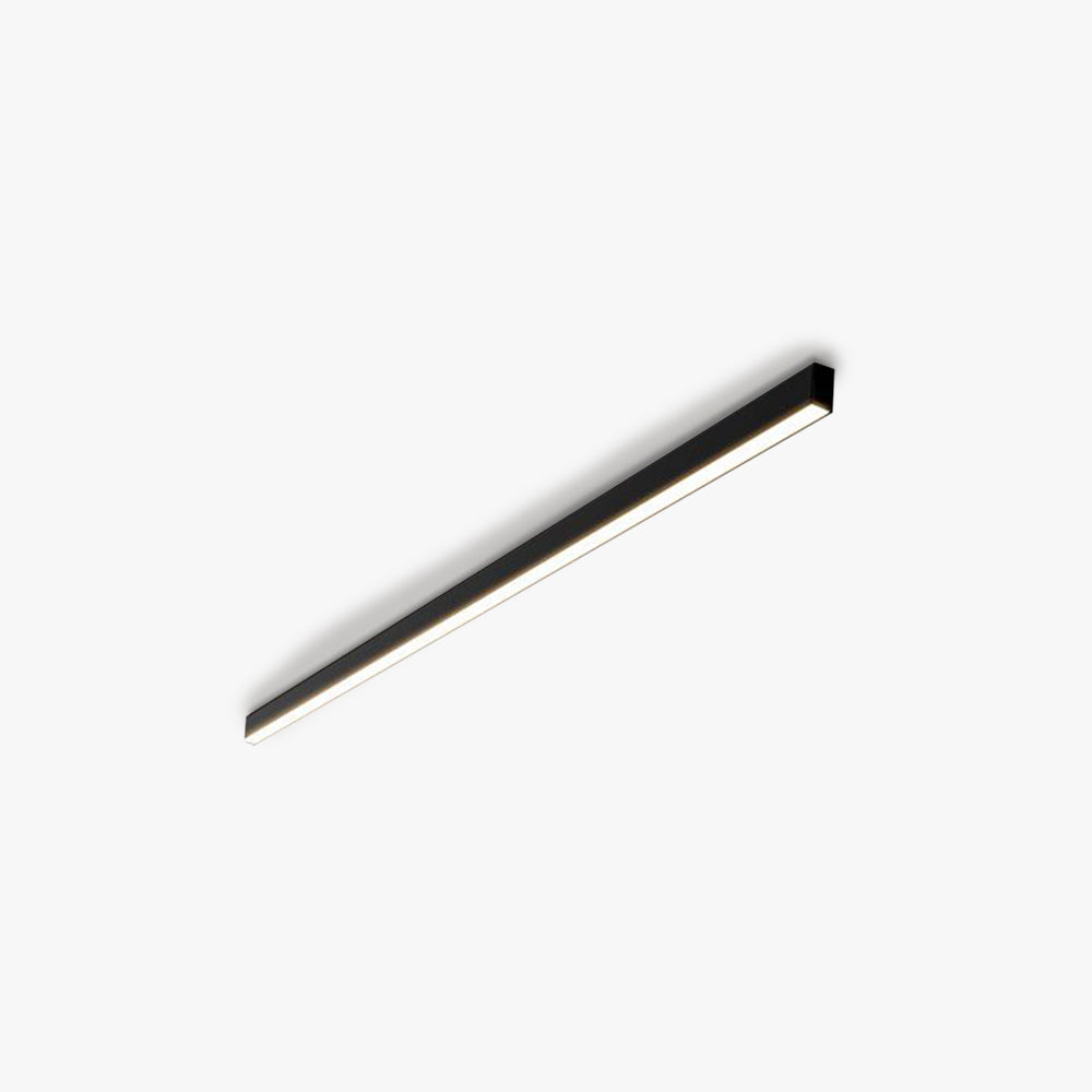 Noirline Black Linear Flush-Mount Light — Adjustable 3-Colour - Desfino