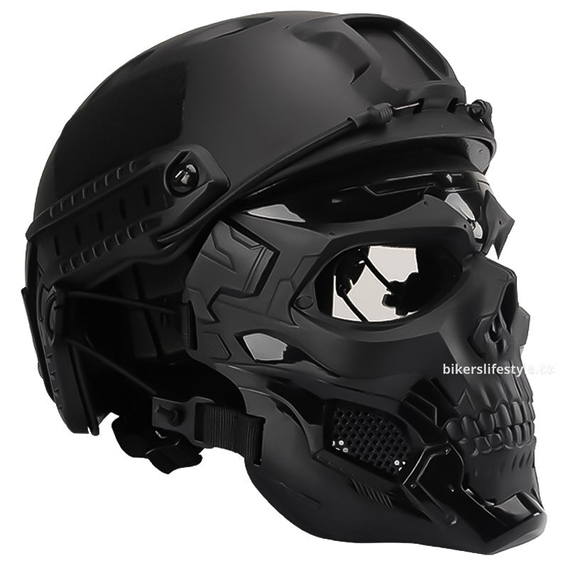 Ghost Skull Heavy-Duty Protective Mask — Impact-Resistant Design