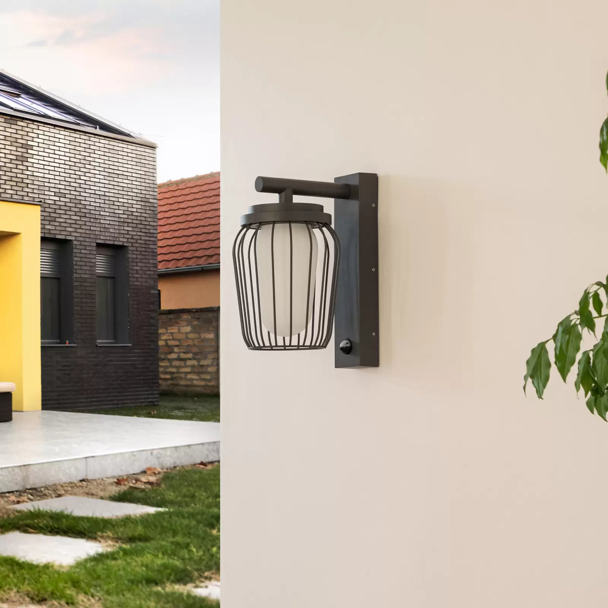 Applique extérieure en aluminium NexaLux — Détecteur de mouvement - Desfino