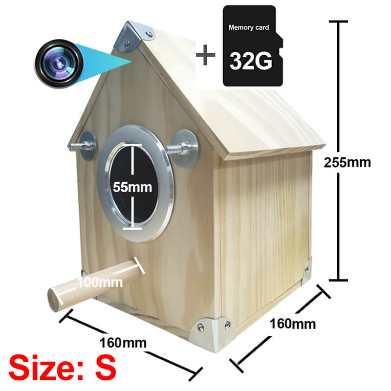 AvianVue redekasse med foderautomat og fuglekamera — 4MP-kamera med nattesyn - Desfino