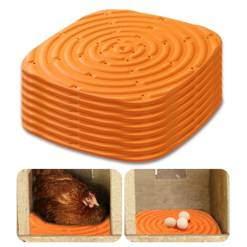 Zmywalne podkładki do gniazdowania CozyCluck — łatwe w czyszczeniu wkłady do kurnika - Desfino